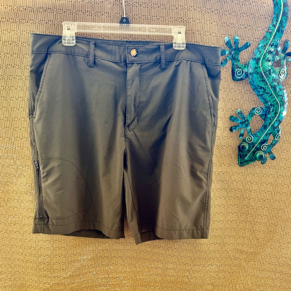 Sonoma Brown Flat Front Shorts Casual Style